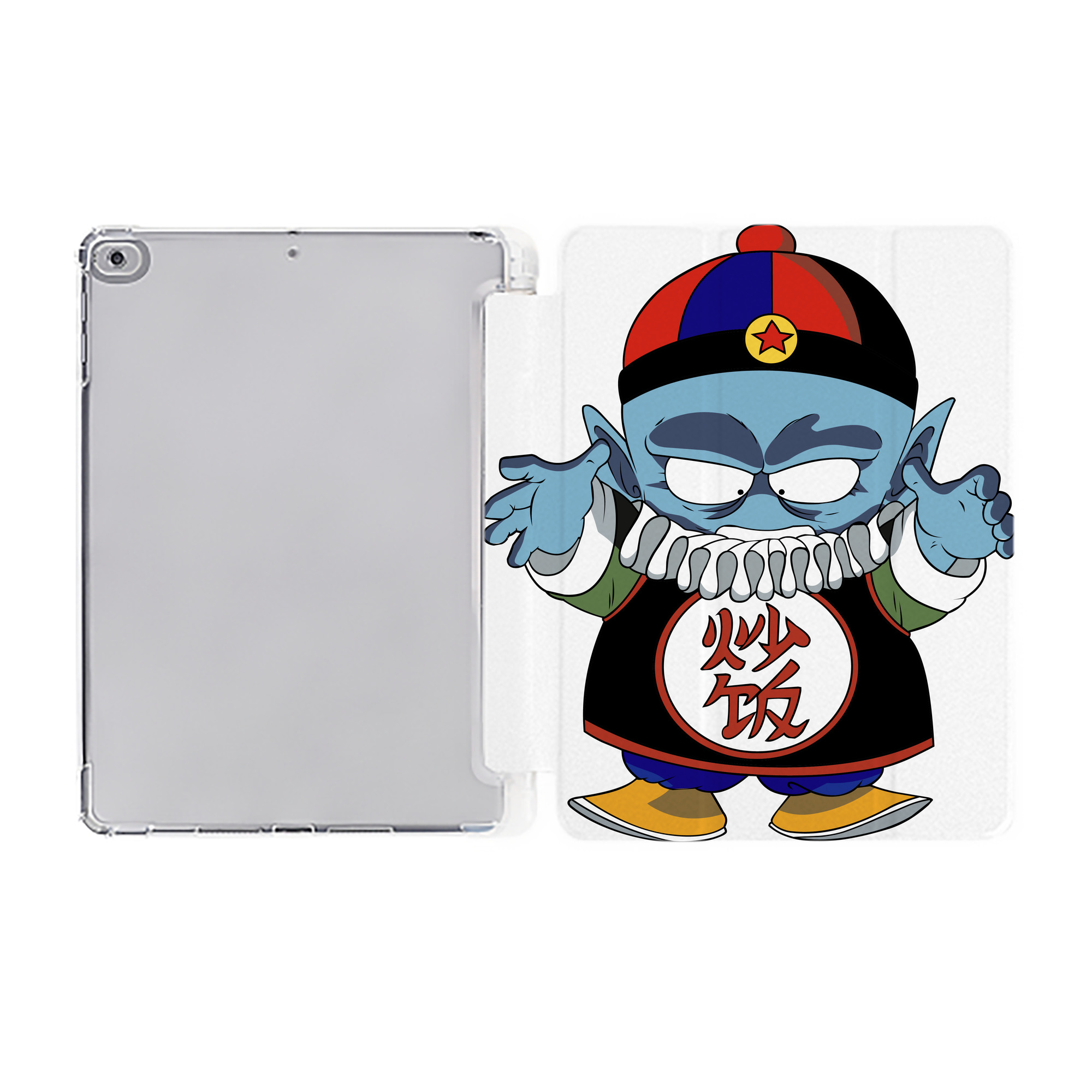 （画像用） ドラゴンボール DRAGON BALL IPad ケース ペン収納付き 三つ折りスタンド PUレザー×シリコン 対応機種9.5/10.5/10.9インチ